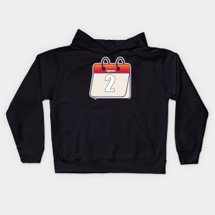 January 2 Birthday Gift Kids Hoodie